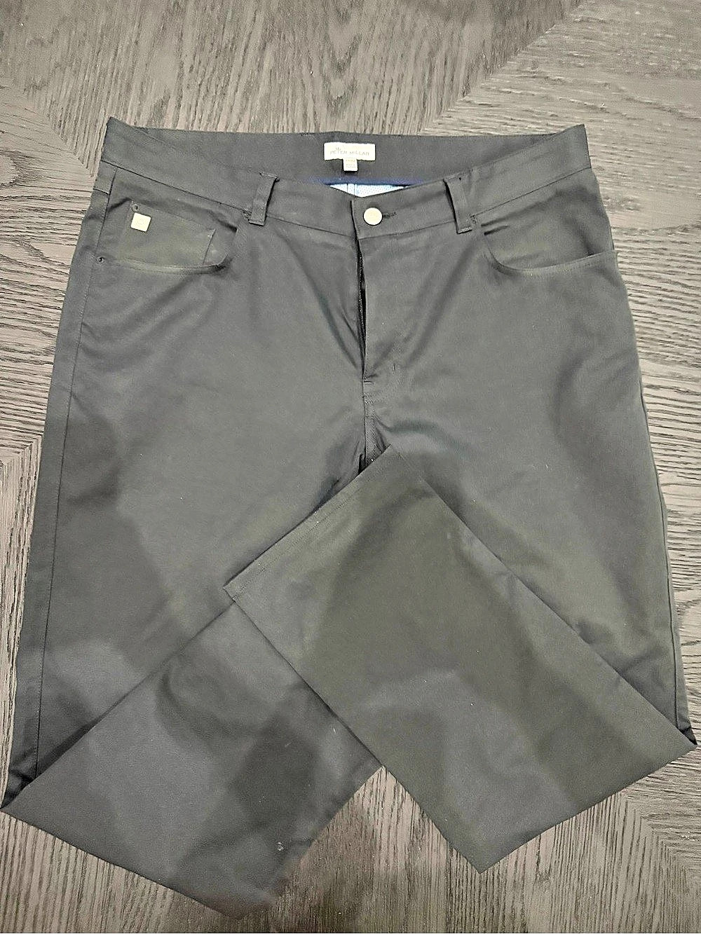 Peter Millar eb66 Performance Five-Pocket Pant Men's Black Waist 36x32